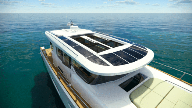 Solar panels reduce reliance on a generator