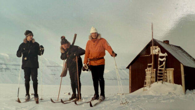 Skiing in the Arctic