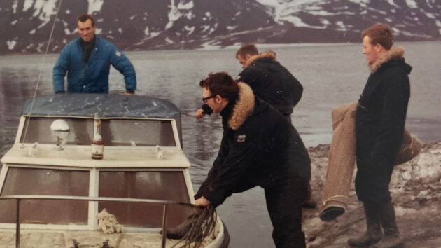 People getting on the boat
