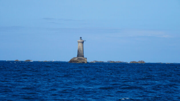 A lighthouse in the distance