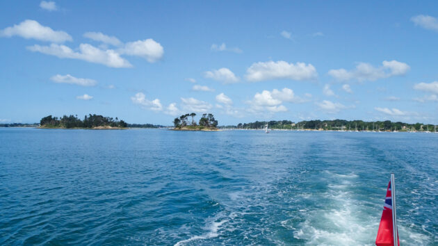 Calmer waters inside the magical Golfe du Morbihan 