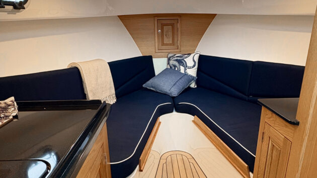 Space beneath the bow