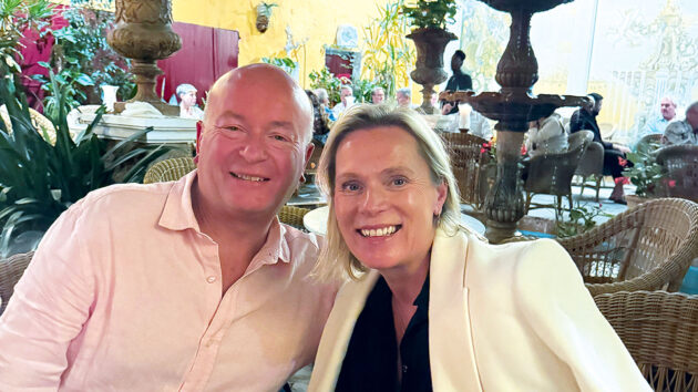 Duncan and Sophie Fergusson in Mallorca