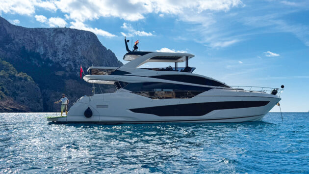 At anchor off Mallorca