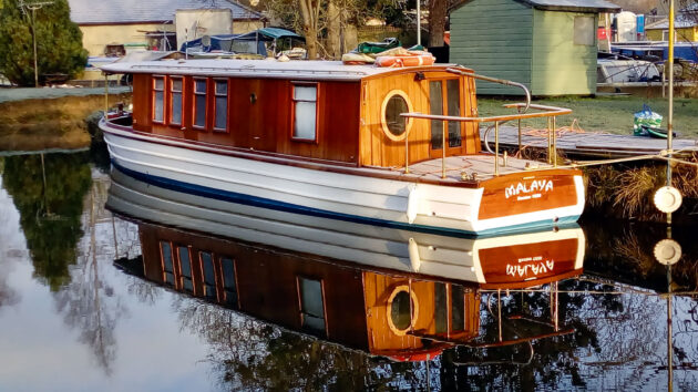 Malaya takes to the water again in 2018 after a six-year restoration