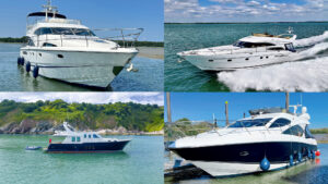 4 of the best 50ft - 60ft flybridge motor yachts you can buy right now