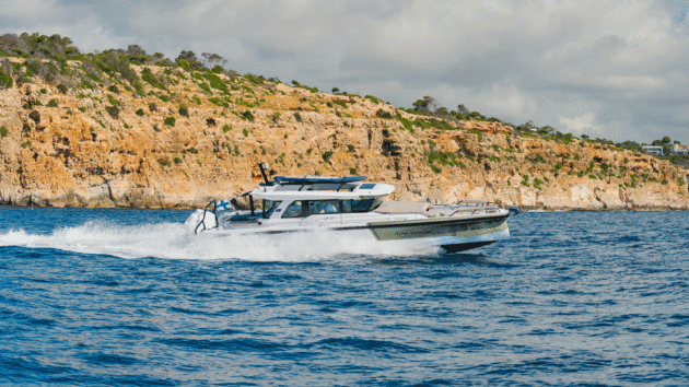 The ride is about as soft as you will find on a monohull of this length