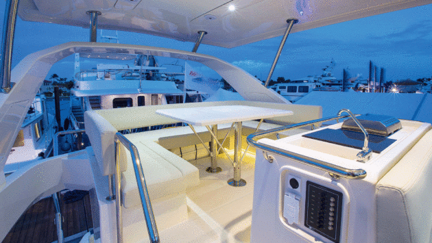 The boat was very well presented including folded towels