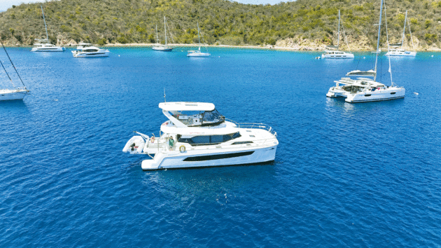 Deep Bay in Virgin Gorda is a well protected anchorage