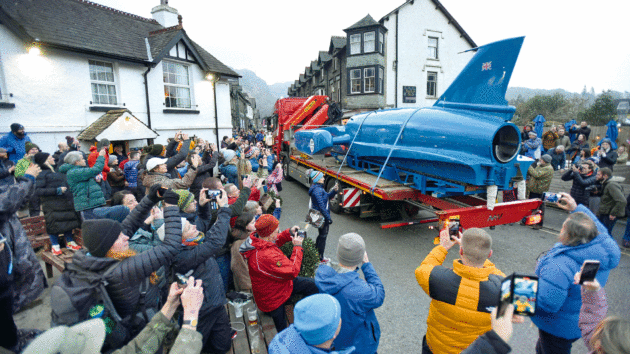 K7 returns to Coniston in March 2024 after being raised and restored over many years