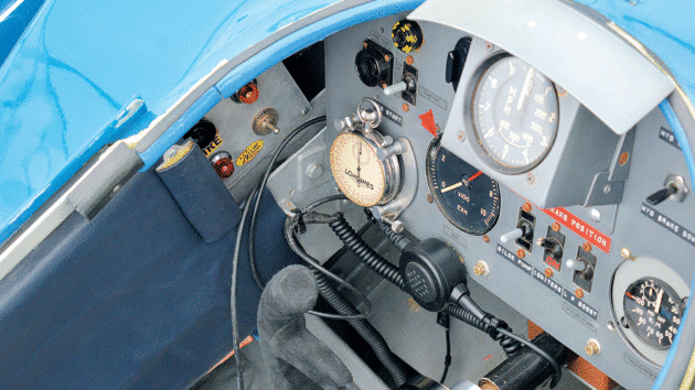 K7’s cockpit still retains many of its original 1960s features