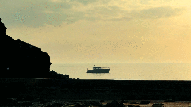 Tim and his family relish the peace and solitude of anchoring overnight