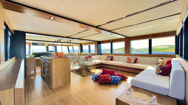 The huge living area
