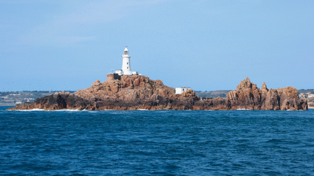 Passing Corbière lighthouse