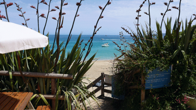 View from Belvoir cafe, Herm