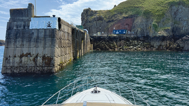  It takes a steady hand and nerves of steel to come alongside Sark’s granite quay