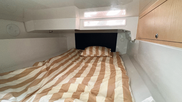 The guest cabin is decent for kids or an occasional couple  
