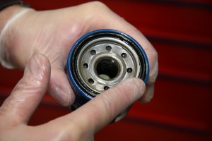 Oil Filter - lubricate the o ring
