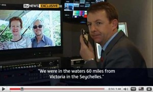 ITN news interviews Paul Chandler from Somalia