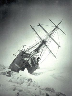 Shackleton ship frozen