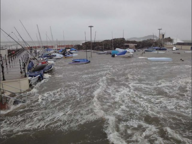 Dinghy park devastation at East Lothian YC