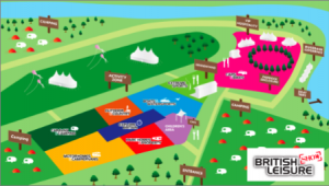 British Leisure Show floorplan