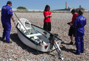 Unmanned dinghy found on Worthing Beach