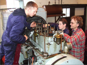 Trainees at Heritage Boatyard