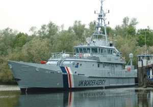 A UK Border Agency cutter