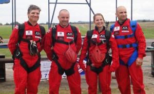 Burnham RNLI skydivers