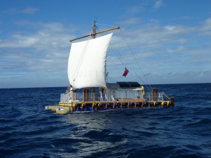 An tiki raft