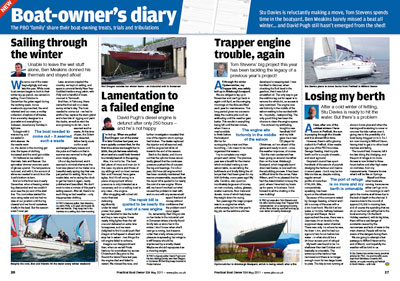 Boat Owner's Diary - May 2011