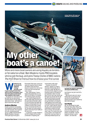 My other boat's a canoe!