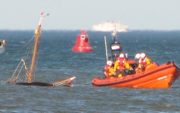 Old Gaffer sinking