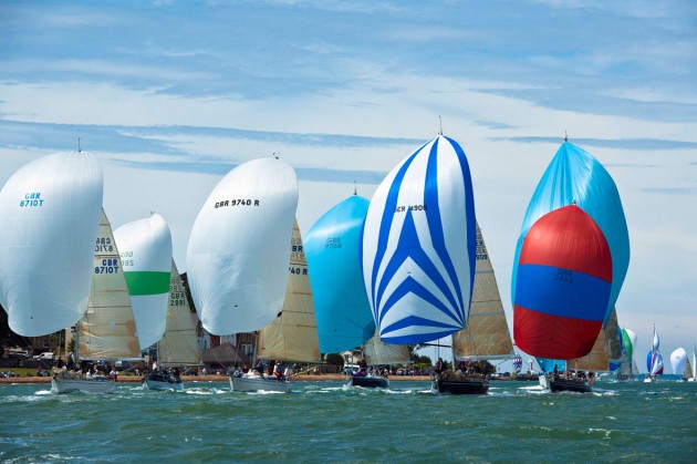 Downwind at the Swan European Regatta