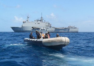 SPS Galicia with pirated dhow ? EU NAVFOR