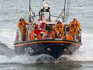 RNLI Wicklow with Santa
