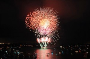 Cowes week fireworks