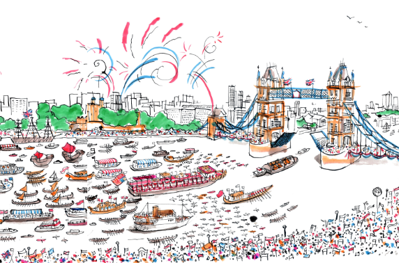 river thames diamond jubilee pageant