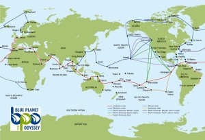 Blue Planet Odyssey Route Map