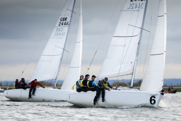 Match Racing in action © Paul Wyeth & RYA 2012