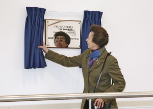 HRH at Northshore factory 19 April 2010