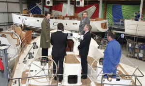 HRH at Northshore factory 19 April 2010