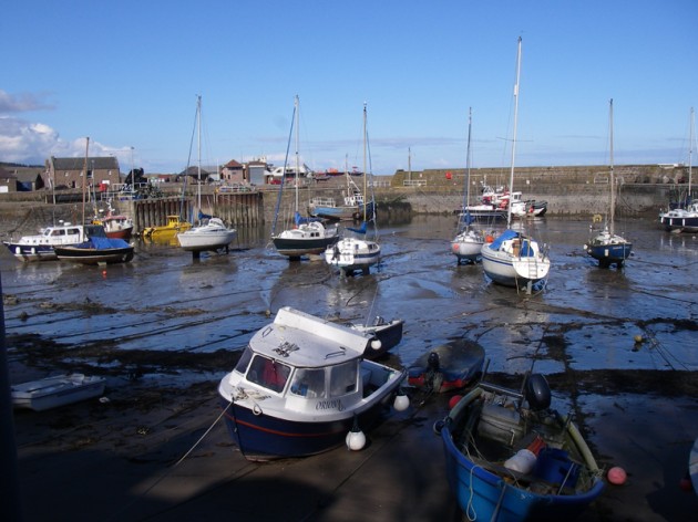 Stonehaven harbour. Credit- RNLI-Richard Smith
