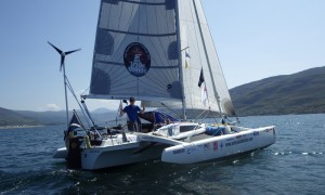 Alan Rankin Thumbs up at Ullapool