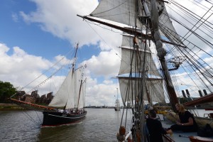 Falmouth to Royal Greenwich Tall Ships Regatta 2014