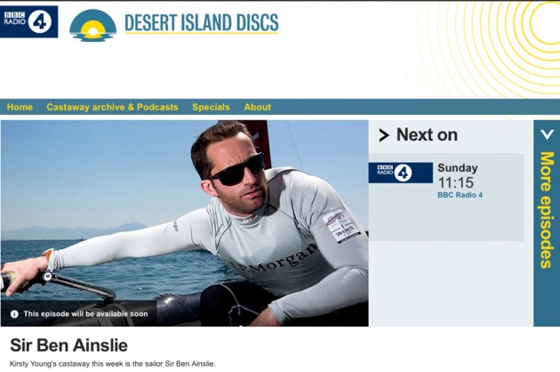 Ben Ainslie_Desert Island Discs