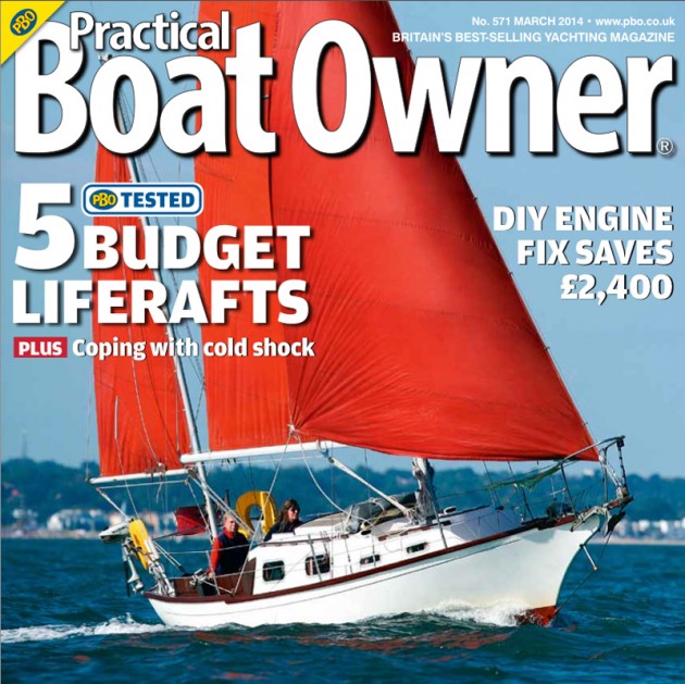 Practical Boat Owner magazine March 2014 issue cover