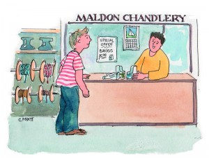 Dave Selby PBO podcast March 2014. Cartoon credit: Claudia Myatt