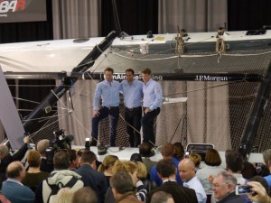 Ben Ainslie at the London Boat Show 2014